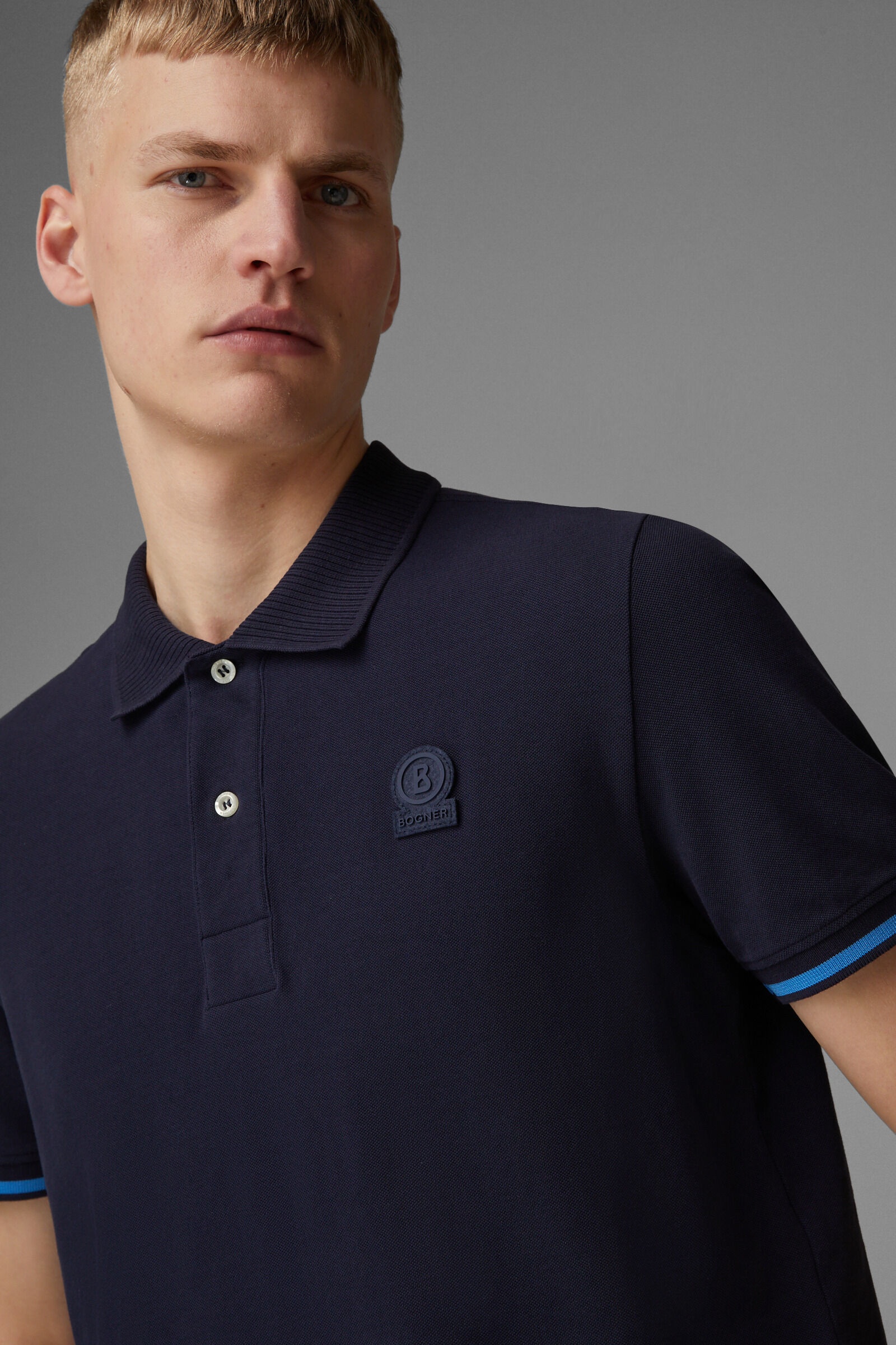 Fion Polo shirt in Navy blue - 4