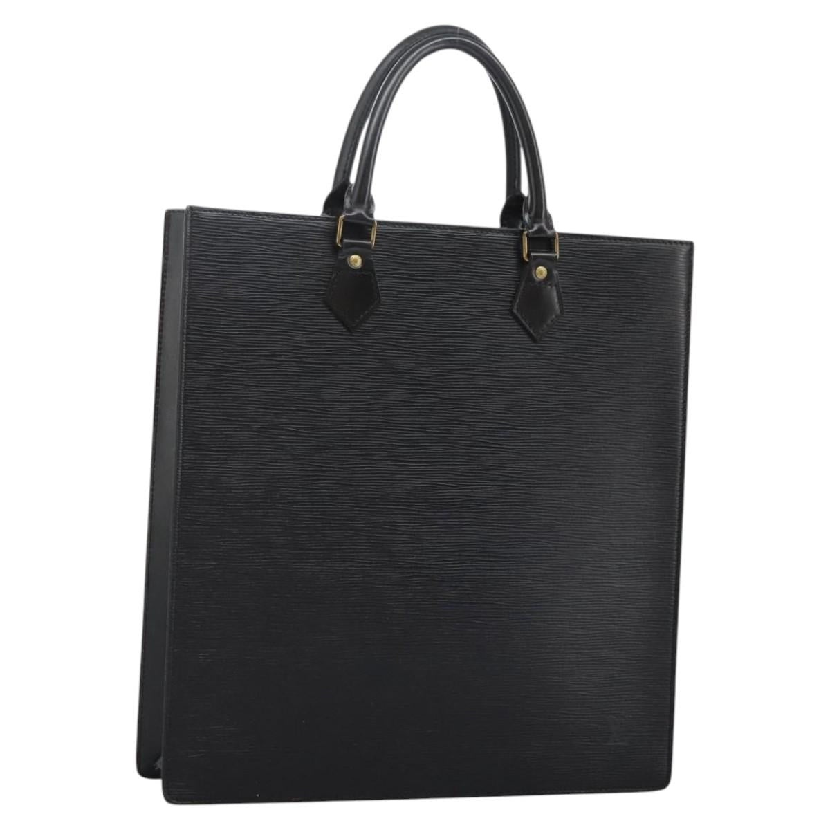 LOUIS VUITTON Epi Sac Plat Hand Bag Black M59082 - 1