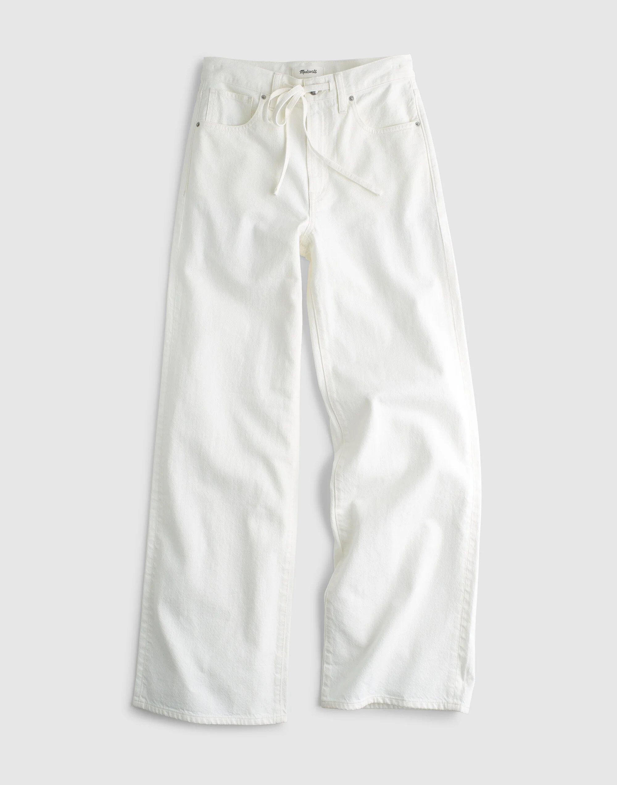 The Ultimate Wide-Leg Jean in Tile White - 1