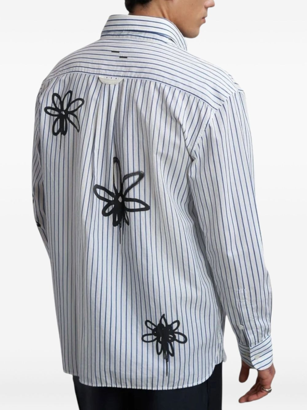 striped floral shirt - 3