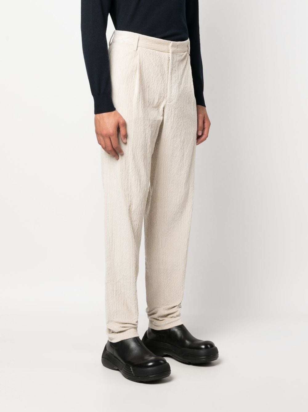 straight-leg corduroy trousers - 3