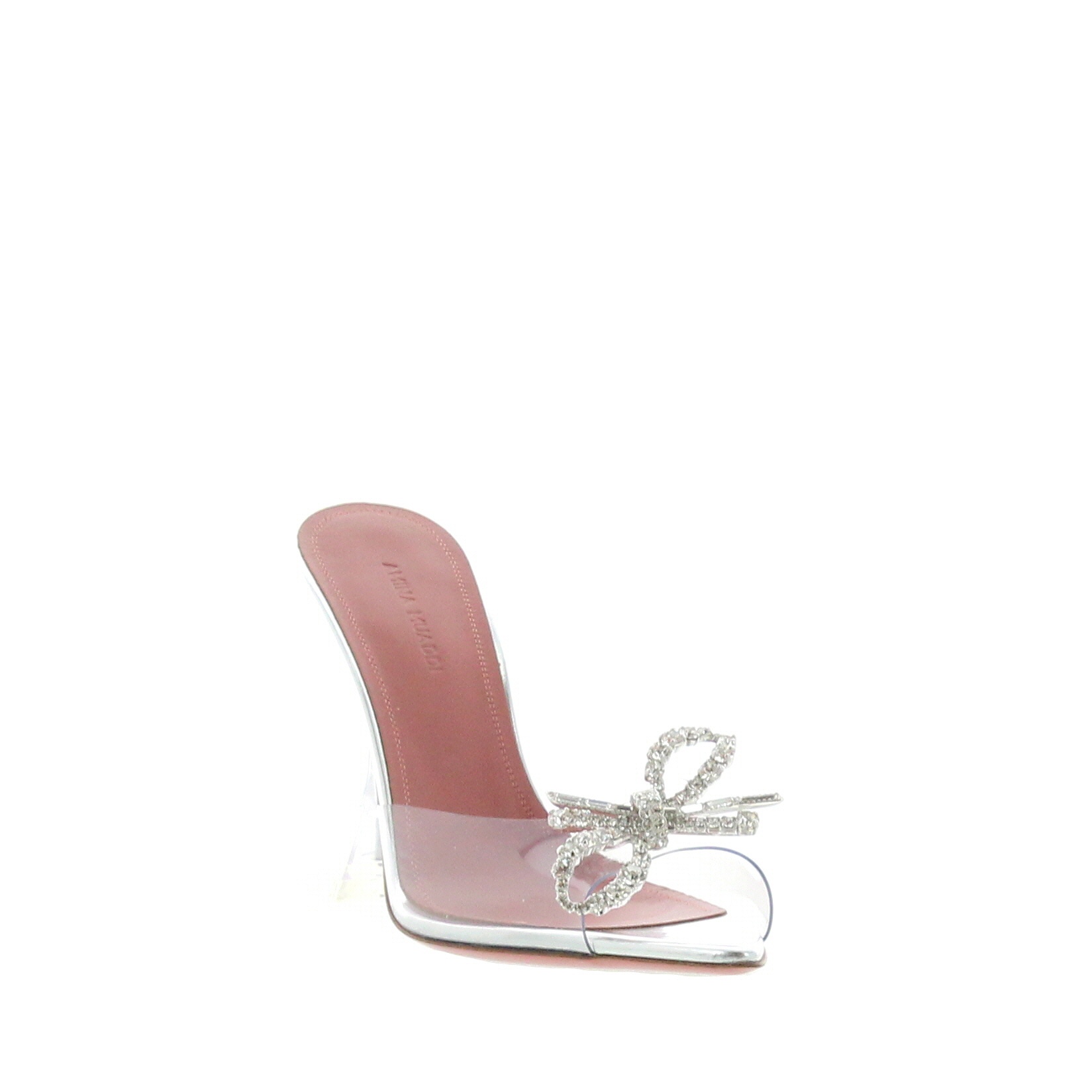 Amina Muaddi – Rosie Glass Slipper Clear - 2