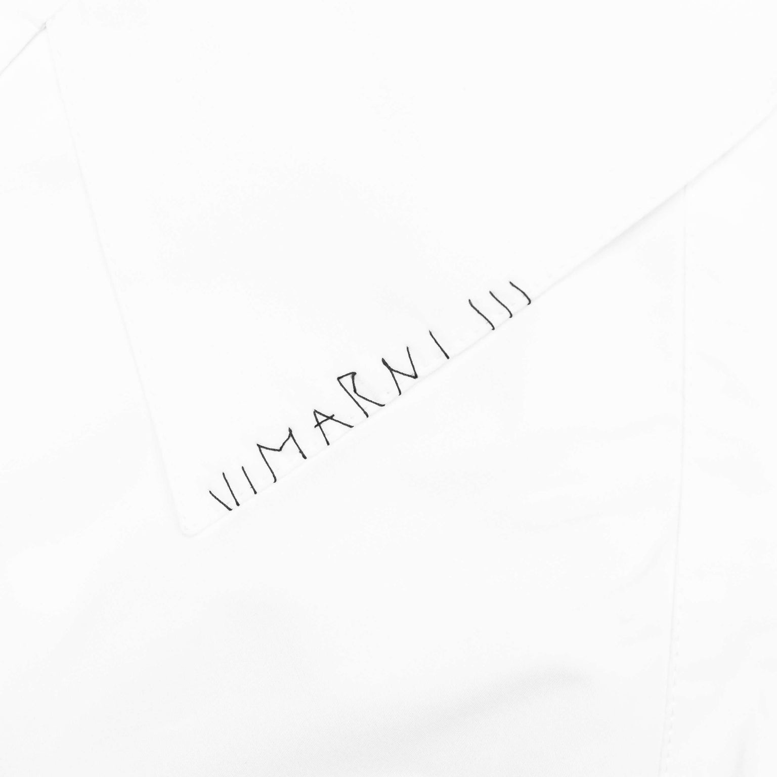 POPLIN BOWLING SHIRT WITH MENDED PATCH - LILY WHITE - 3