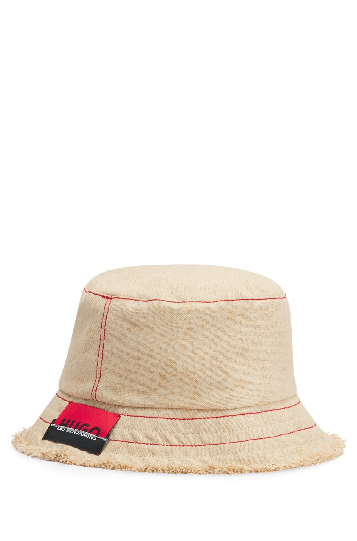 HUGO X LES BENJAMINS BUCKET HAT WITH CO-BRANDED LABEL - 1
