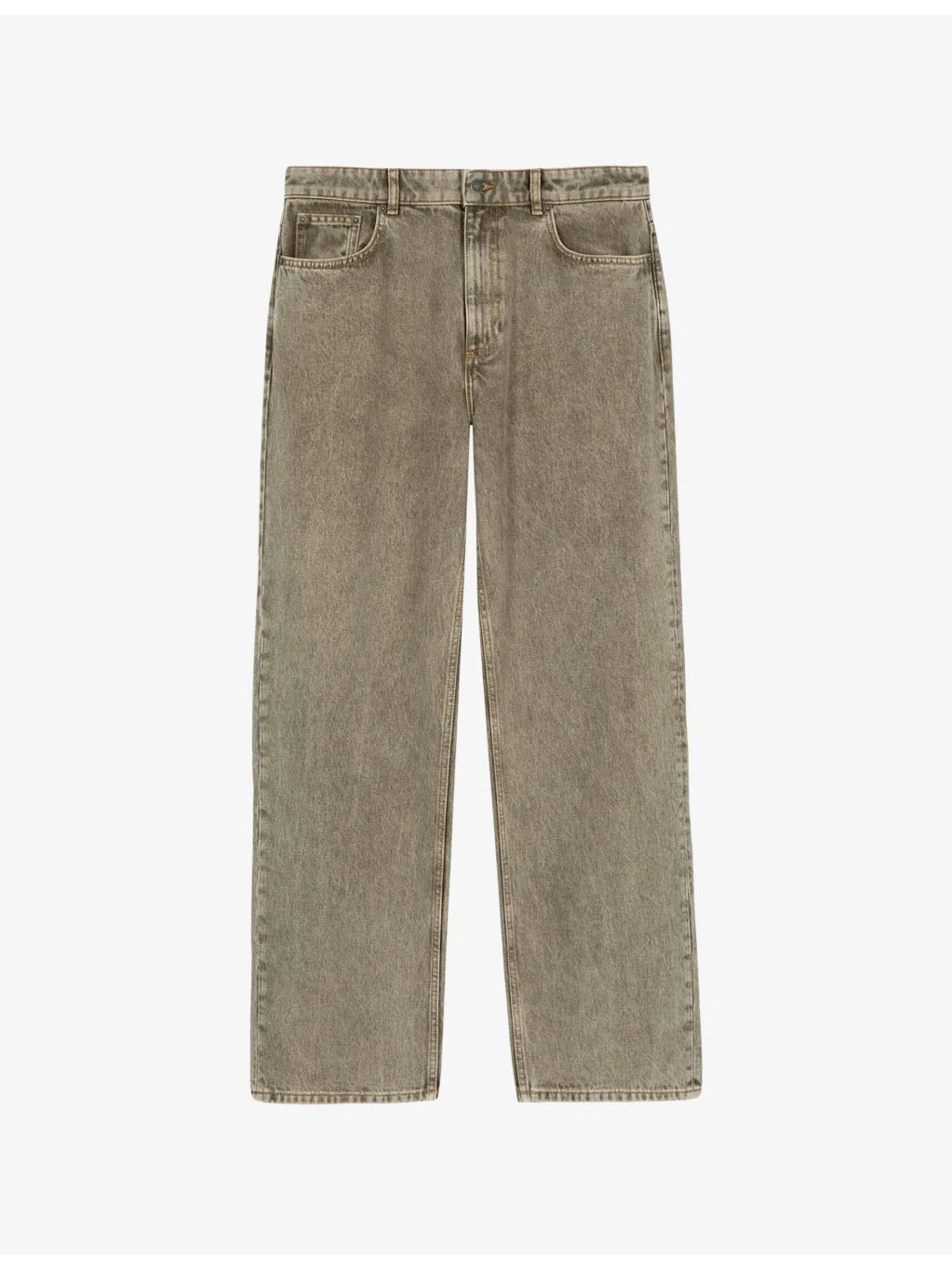 Straight-Leg Regular-Fit Denim Jeans - 1