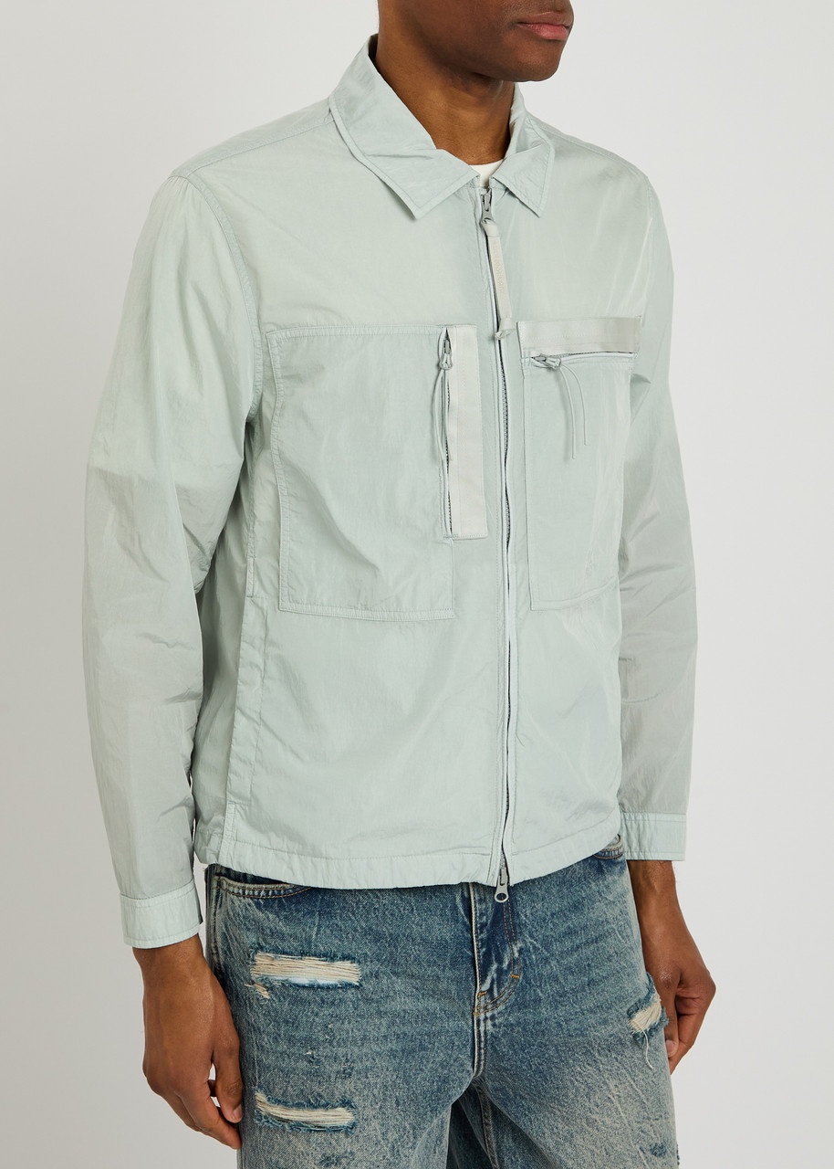 C.P. Company Logo-embroidered Shell Overshirt - 2