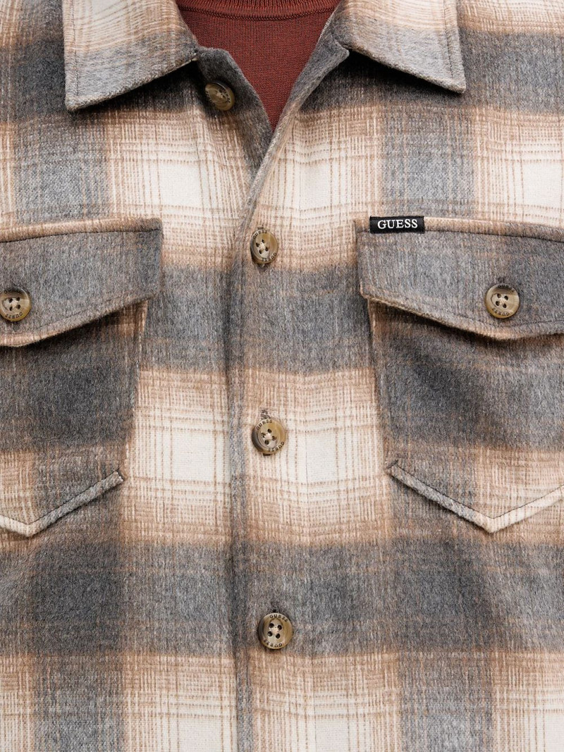checked chest-pocket shirt 5