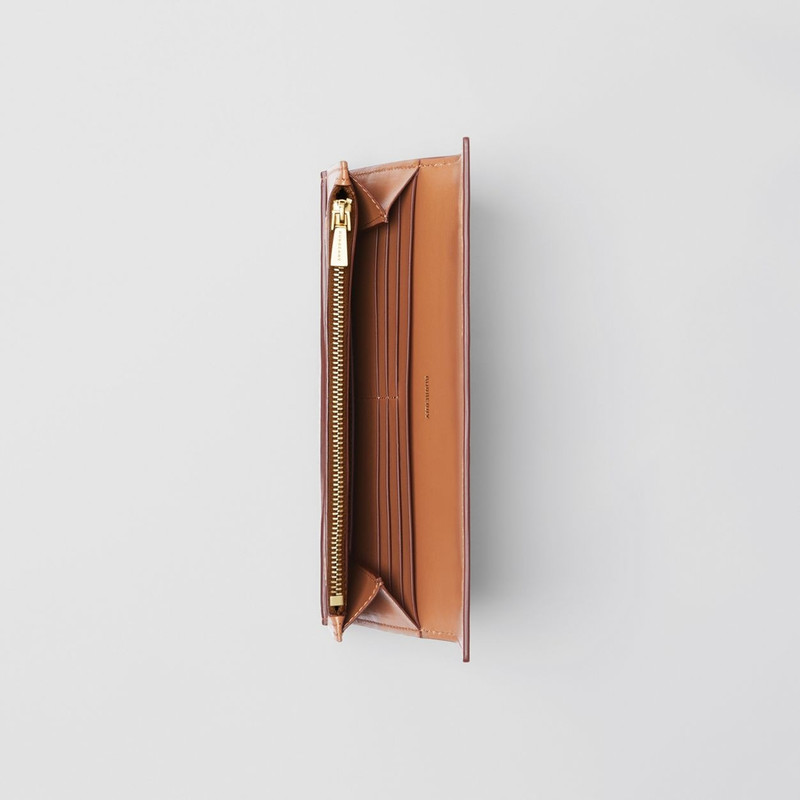 Horseferry Embossed Leather Continental Wallet 3