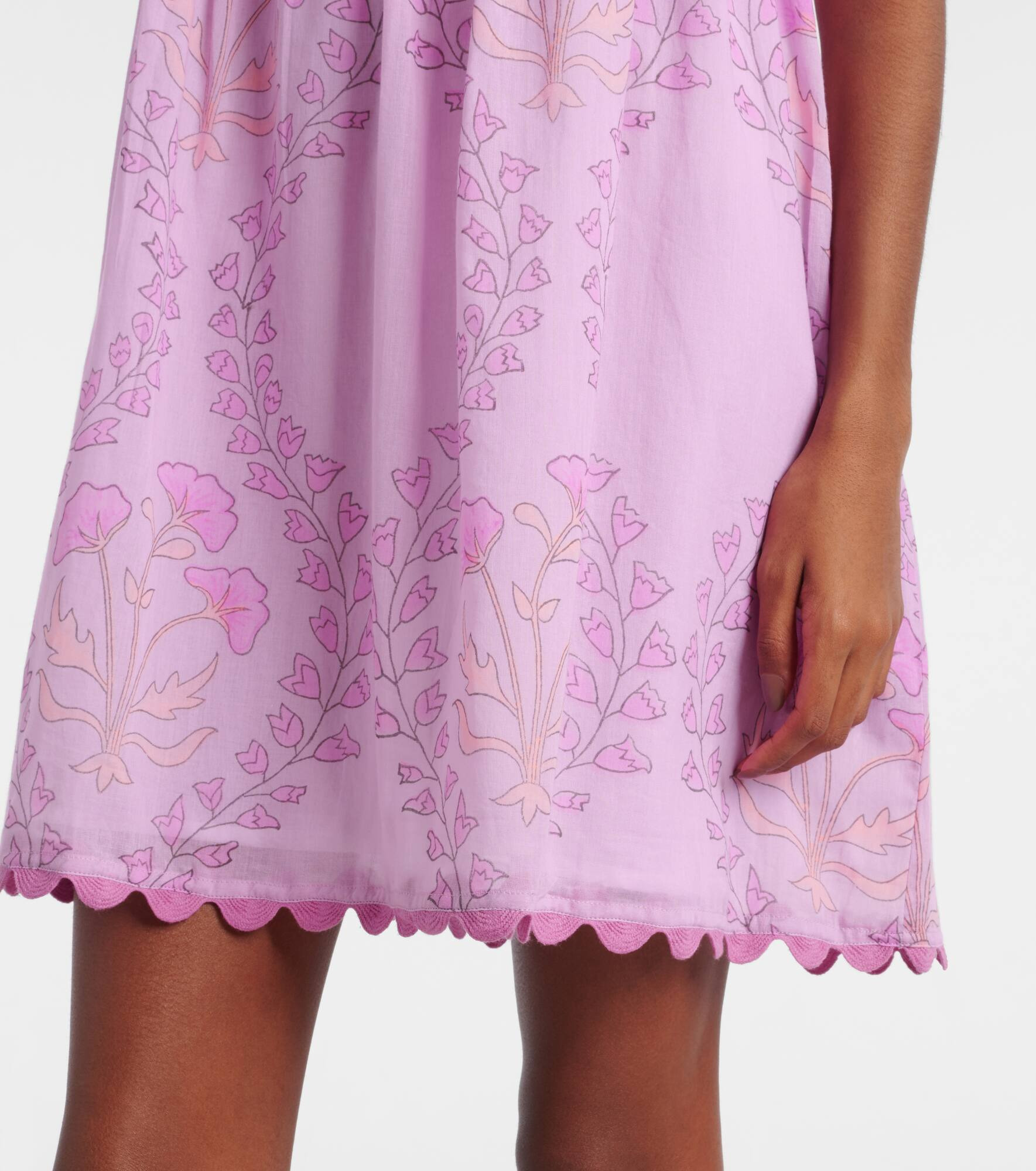 Ruffled cotton minidress - 5