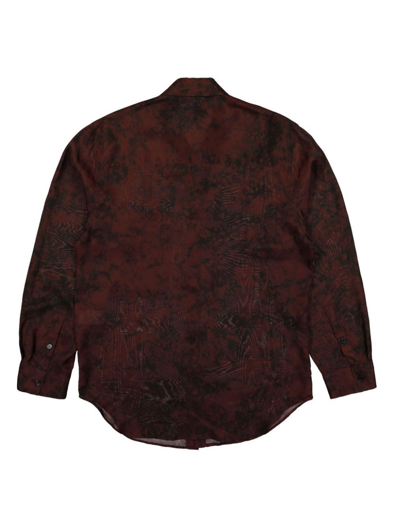Yohji Yamamoto graphic-print shirt outlook