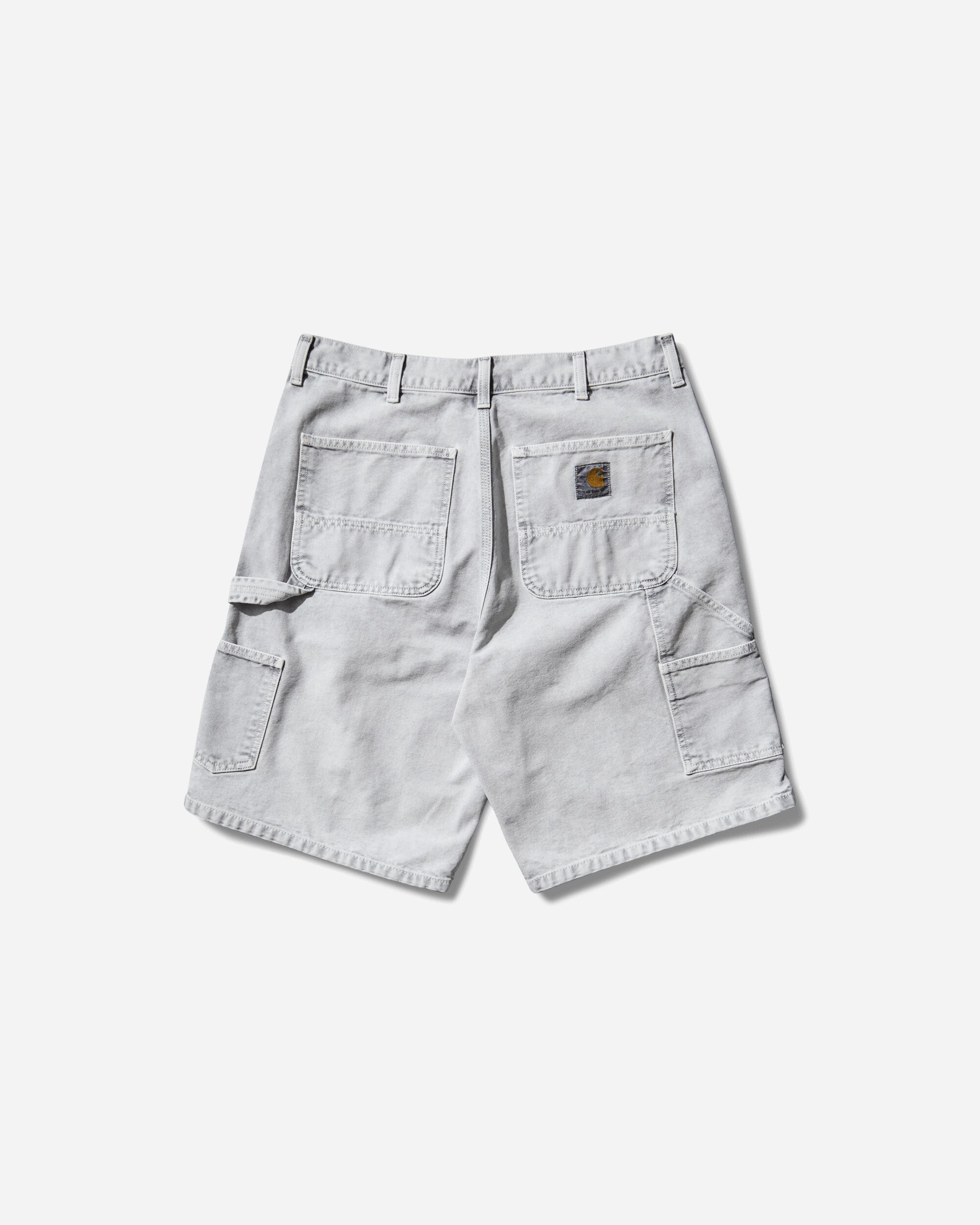 Men's Single Knee Shorts Black (Chalk Wash) - 2