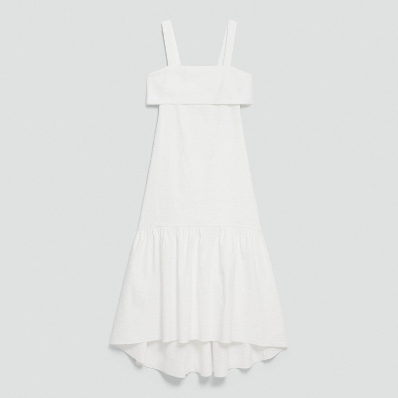 Tie-Back Dress in Good Linen 1