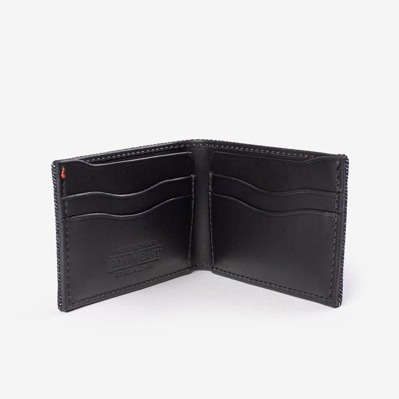 Iron Heart IHG-098 21oz Selvedge Denim Wallet - Indigo outlook