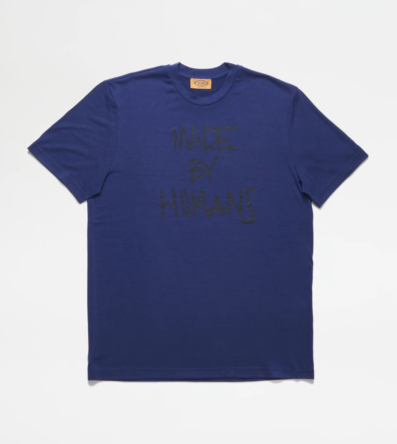 T-SHIRT MADE BY HUMANS - BLUE 1