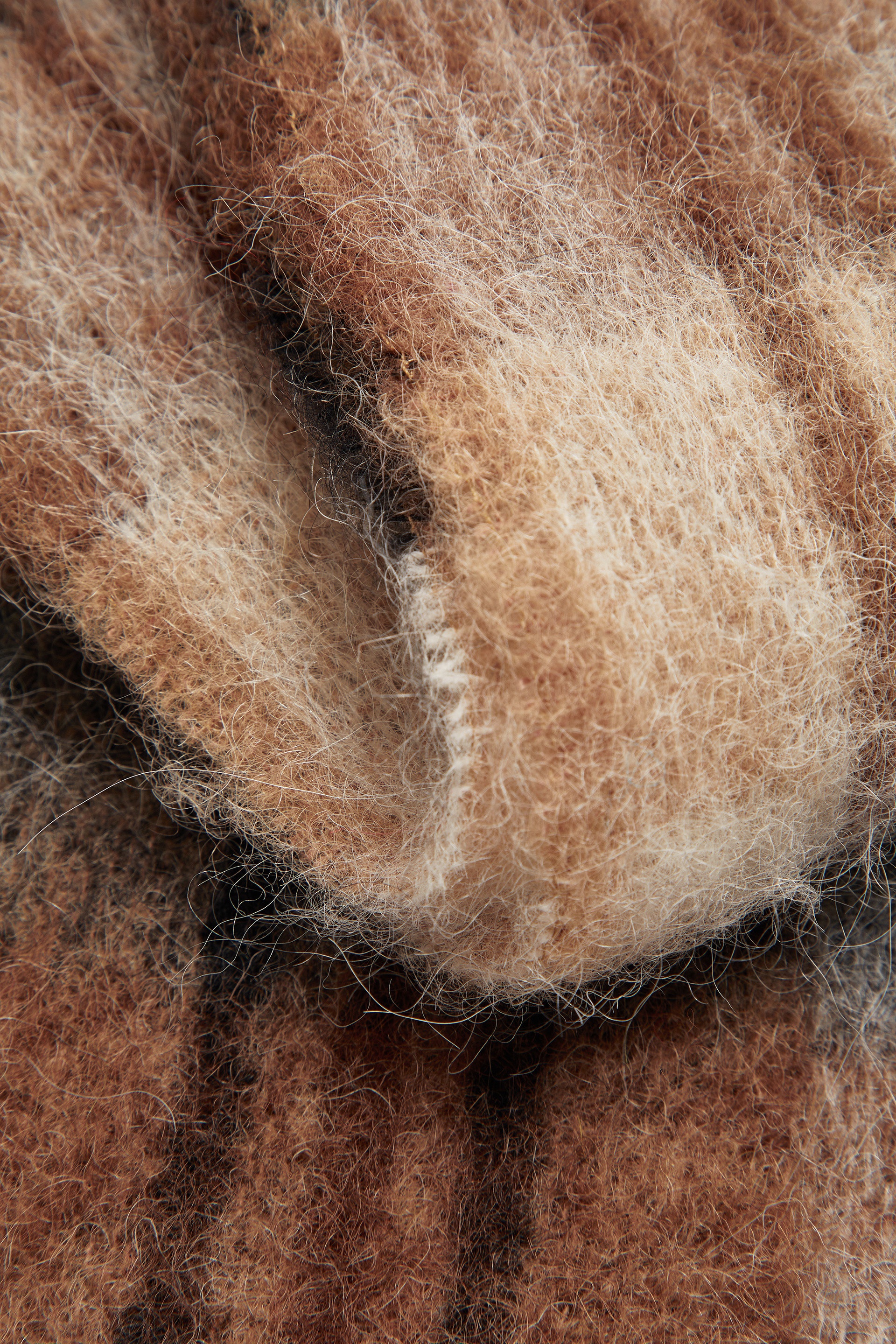 Mohair, Alpaca & Wool Scarf - 4
