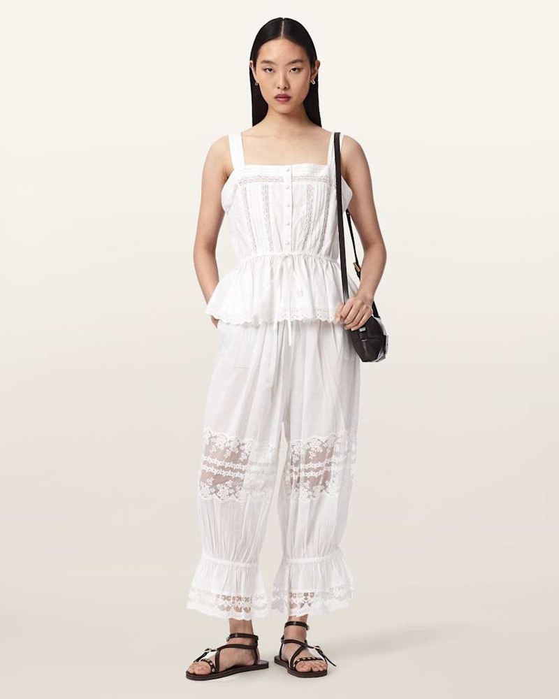 ALLSAINTS SOLENE BAGGY LACE PANTS outlook
