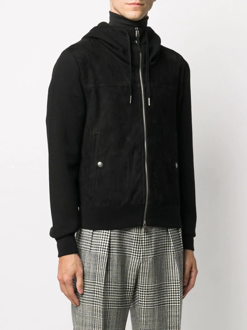 zip-up hooded jacket - 3