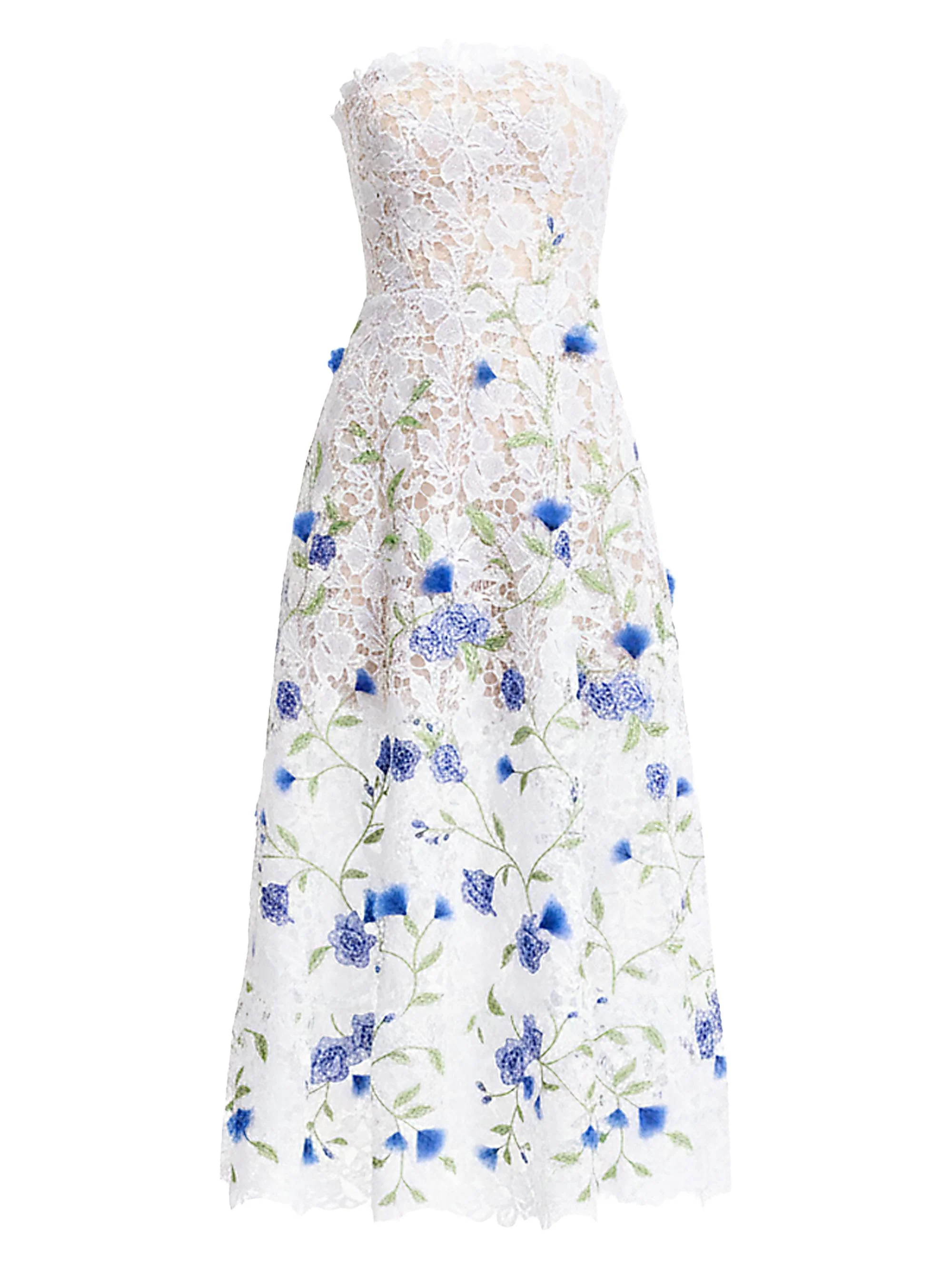 Women's Kailyn Floral Lace Cocktail Dress - White Multi - 1