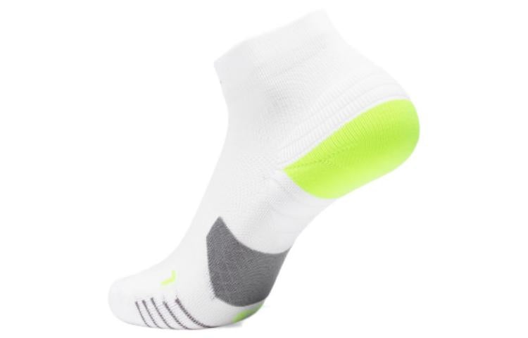 Li-Ning Cushion Ankle Socks 'White Grey Green' AWST103-14 - 2