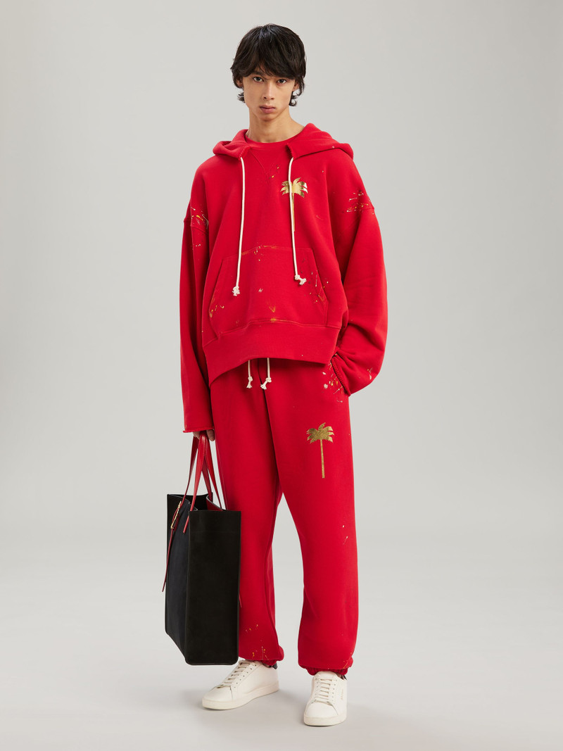 Palm Angels PALM PAINTED SWEATPANTS outlook