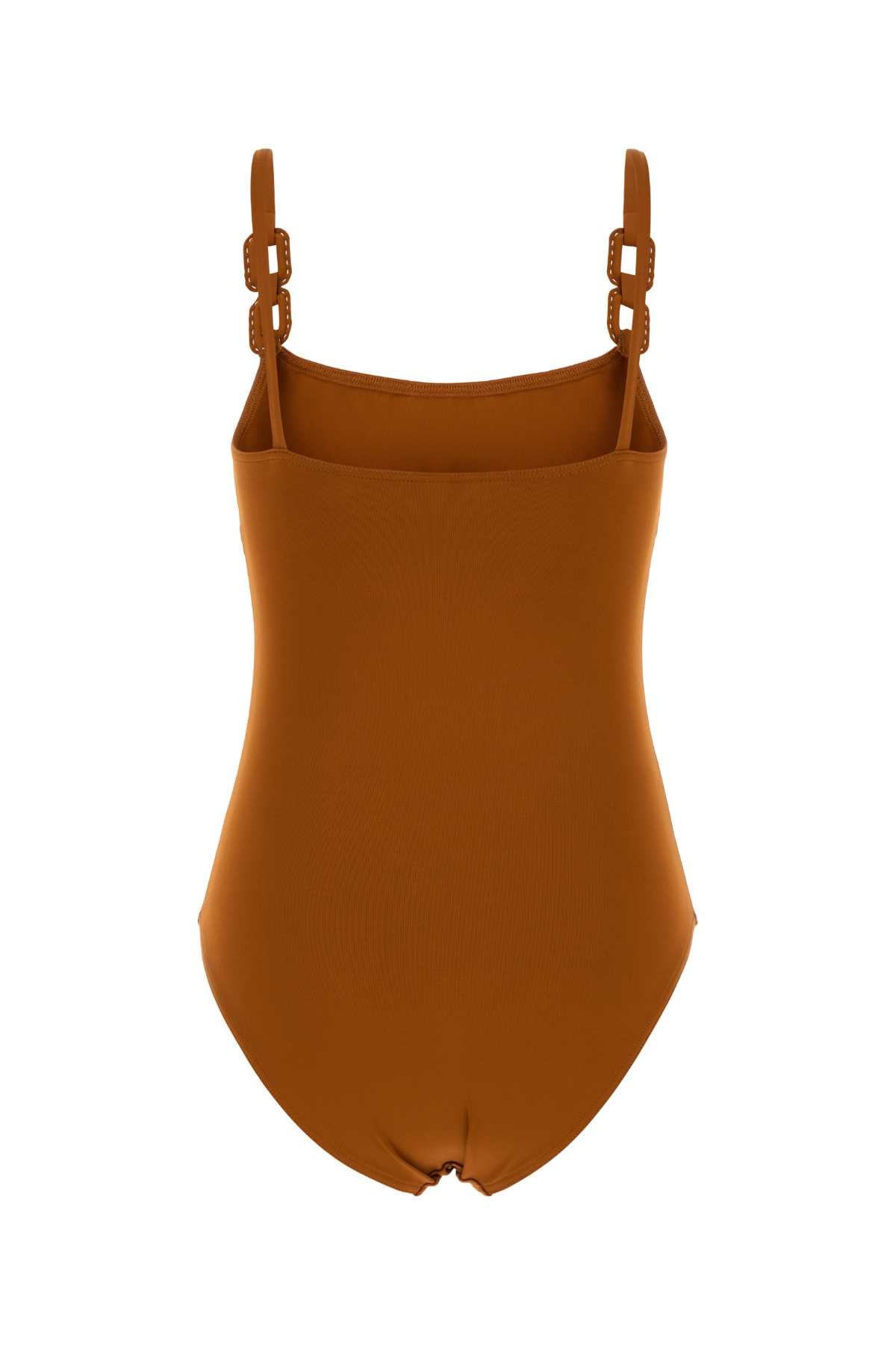 Eres Women Dark Blue Stretch Nylon Cotier Swimsuit - 2