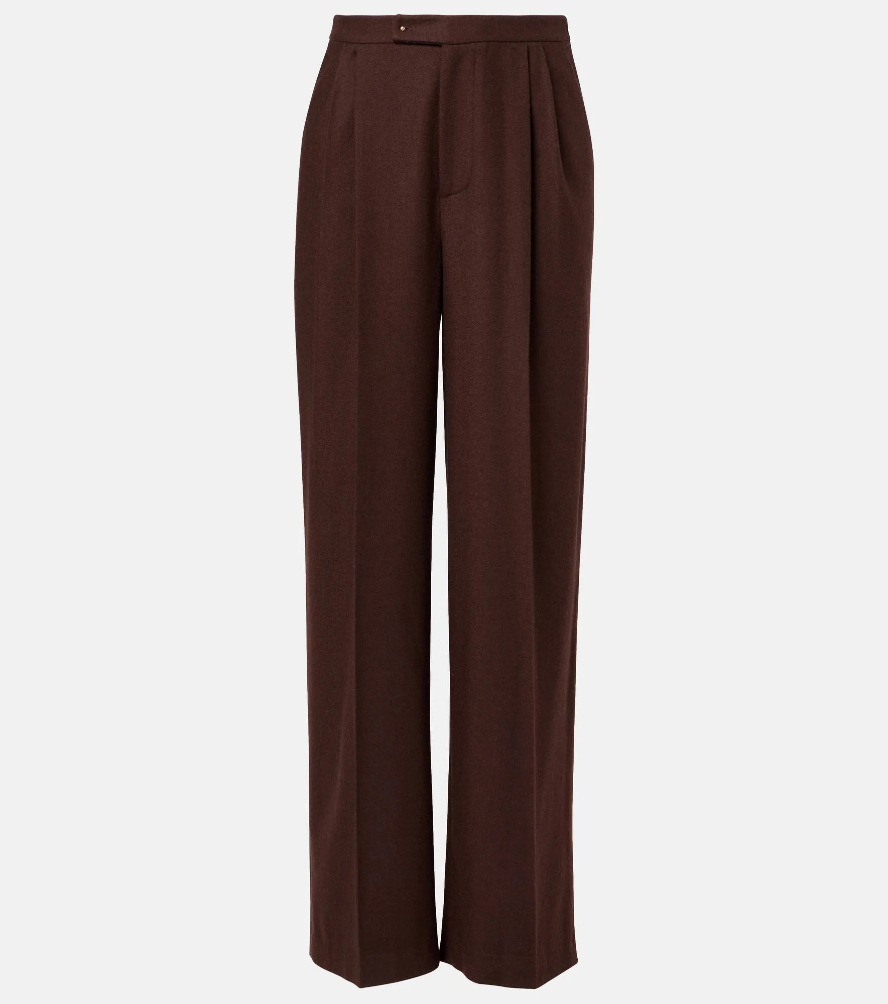 Mid-rise straight pants - 1