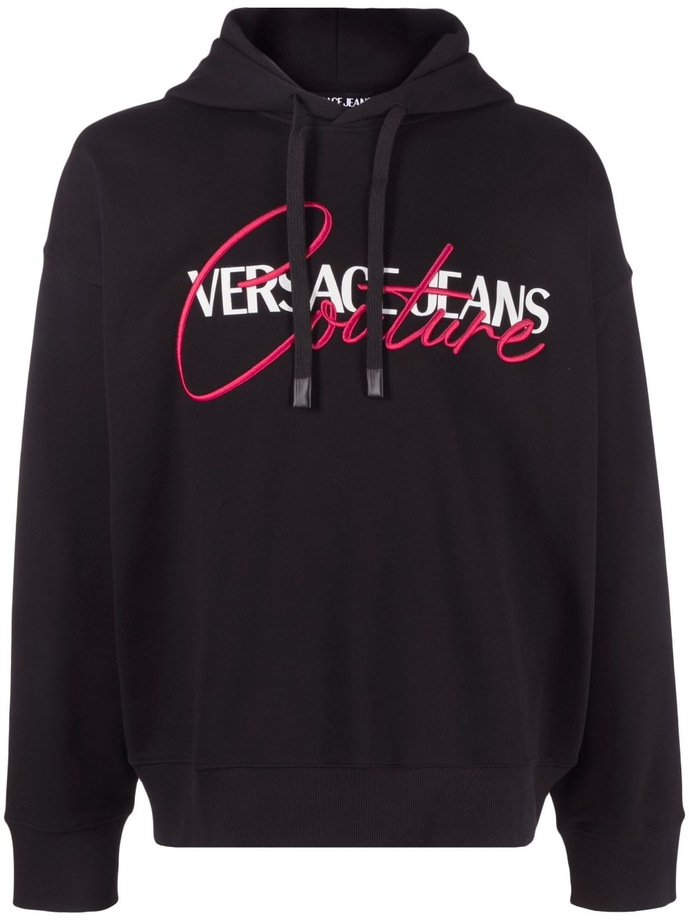 logo-print long-sleeve hoodie - 1