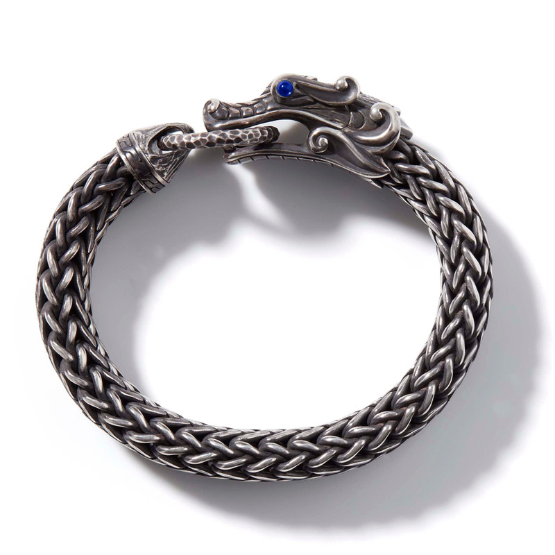 Naga Bracelet, Dark Silver, 15MM 4