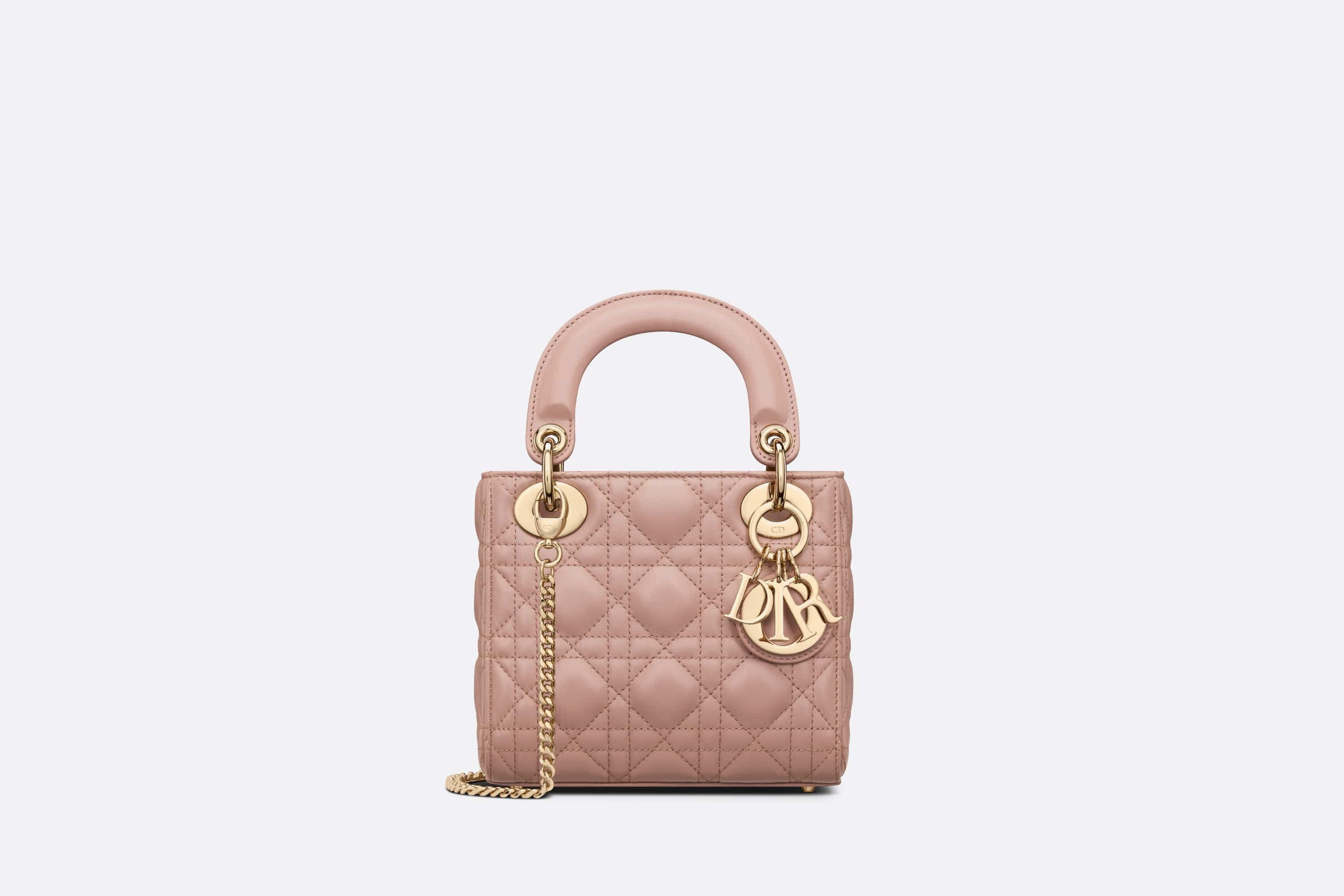 Dior mini lady dior lambskin bag sale