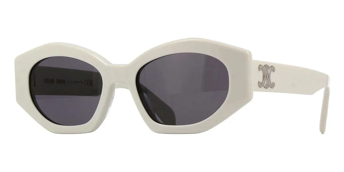Celine Triomphe Smoke Cat Eye Ladies Sunglasses CL40238U 25A 55 - 1