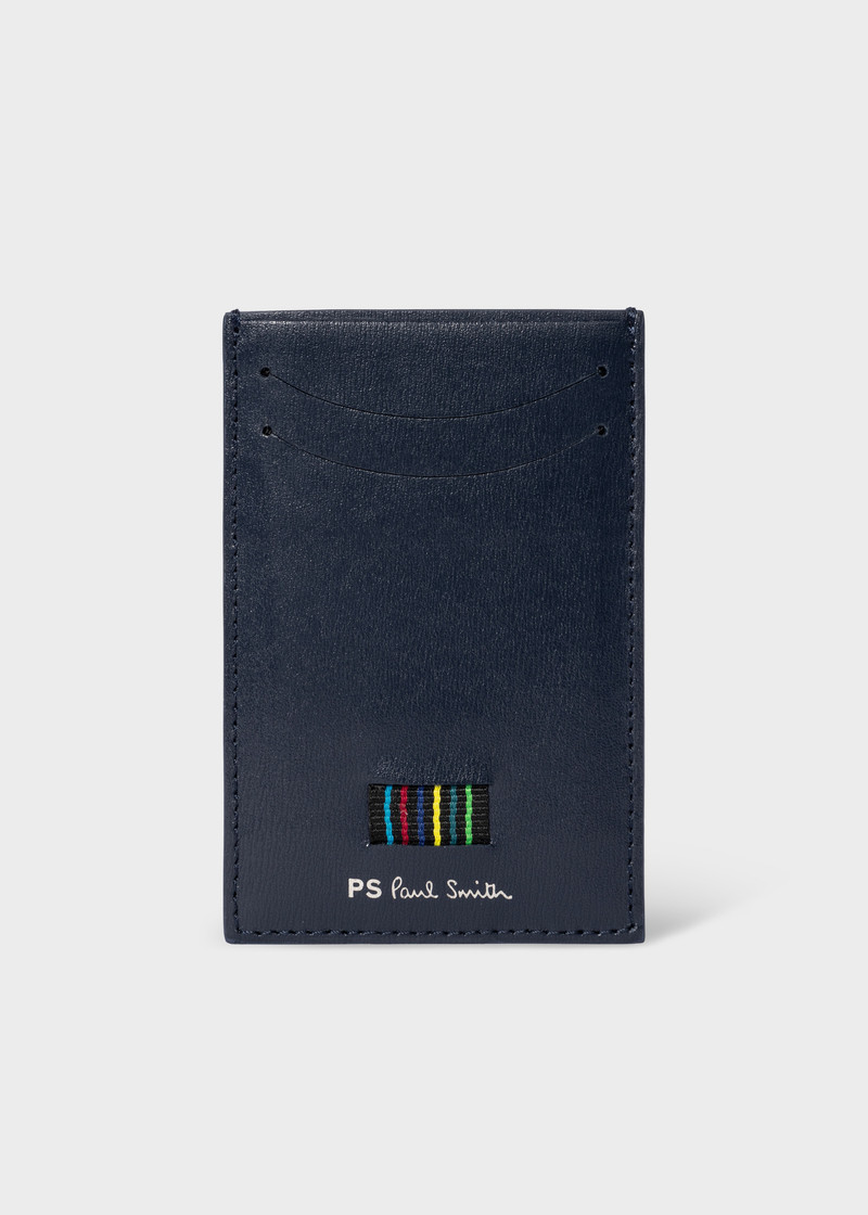 Navy 'Sports Stripe' Card Holder 1