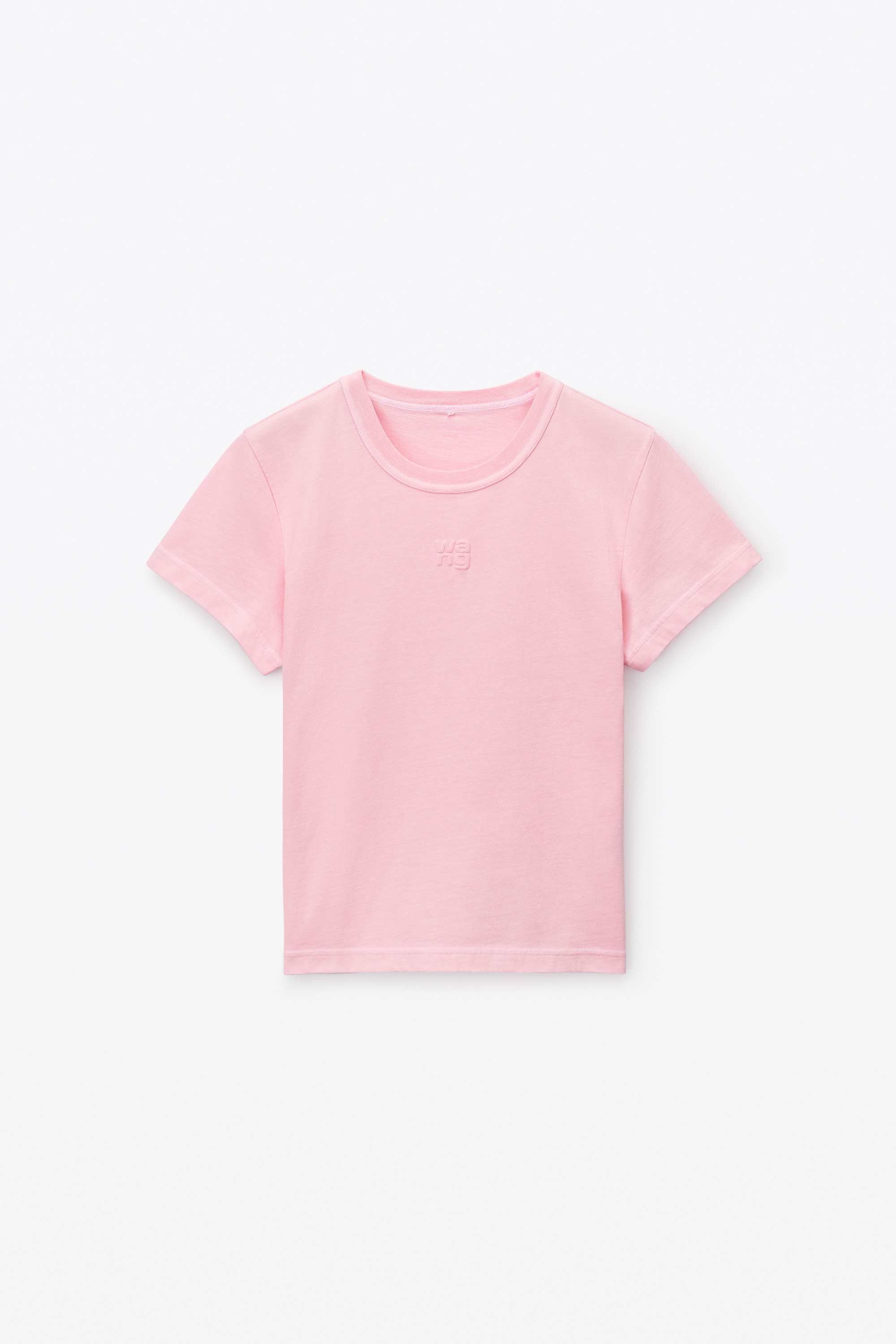 Puff logo shrunken tee in cotton jersey - 1