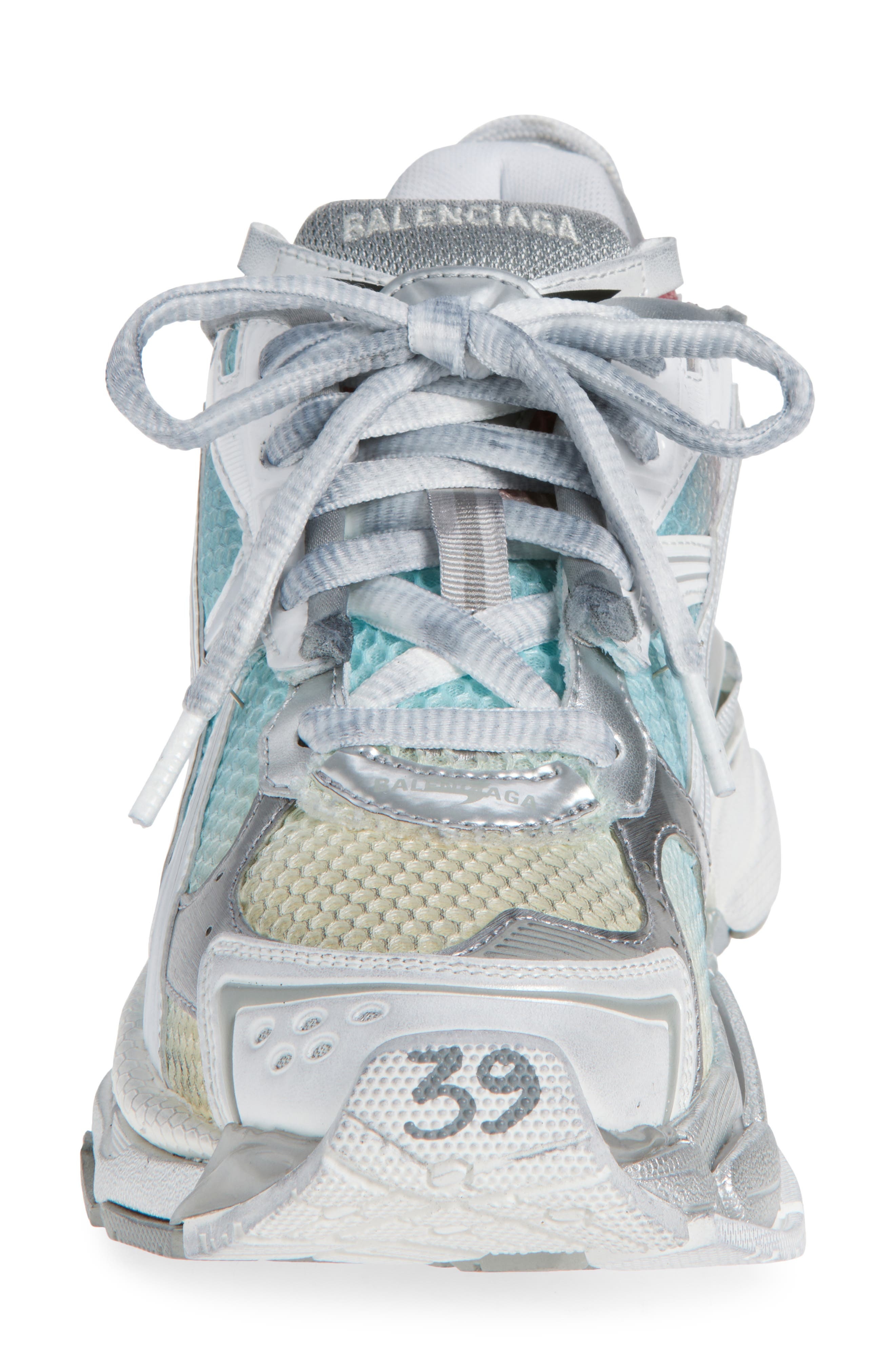 Balenciaga Runner Sneaker in White/Grey/Blue/Red/Beige at Nordstrom - 4