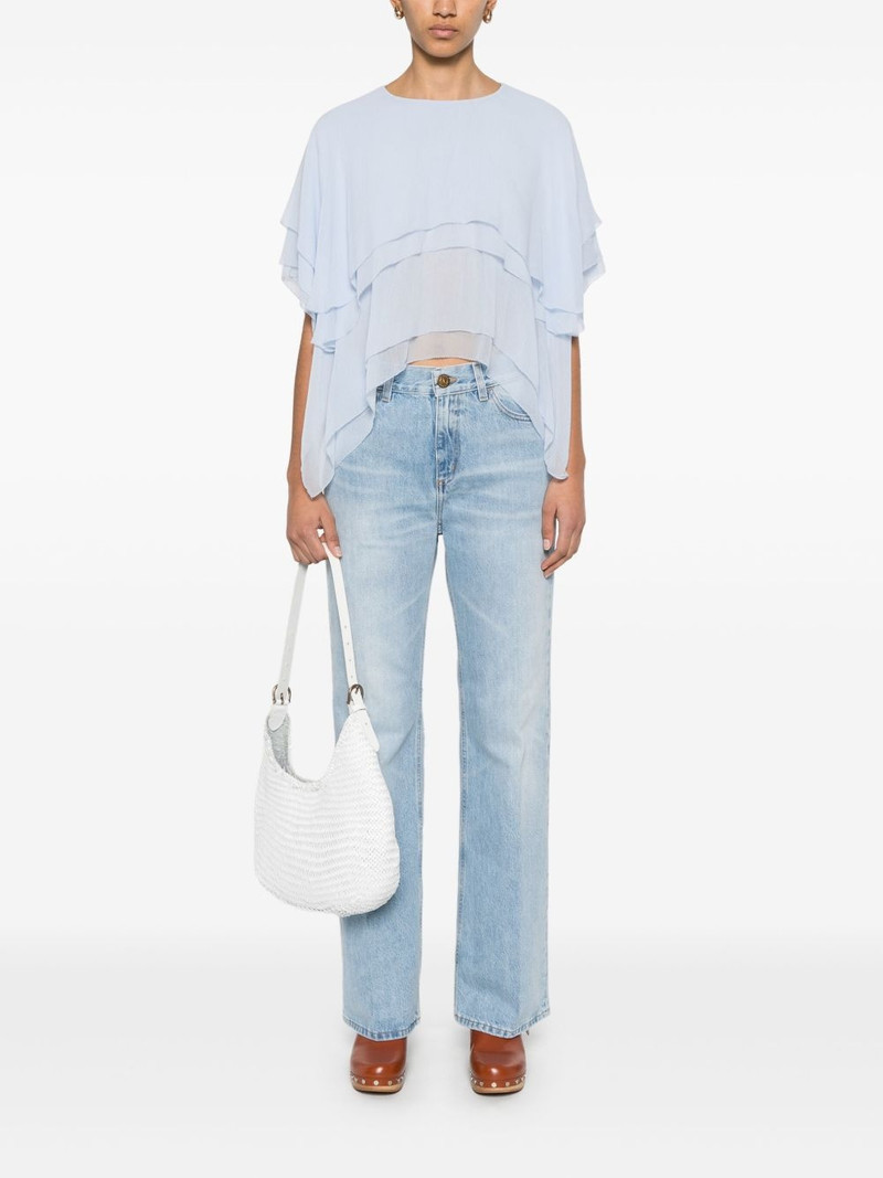 maje tiered blouse outlook