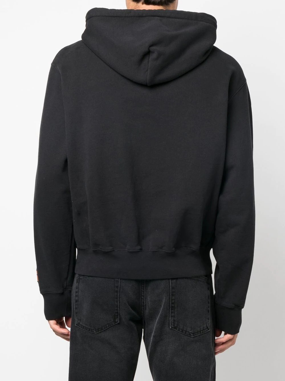 graphic-print jersey hoodie - 3