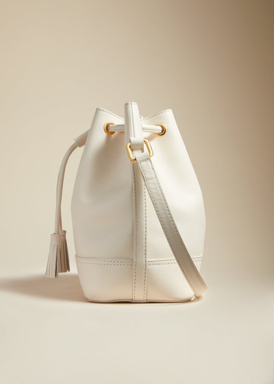 KHAITE The Small Cecilia Crossbody Bag in Ivory Leather outlook