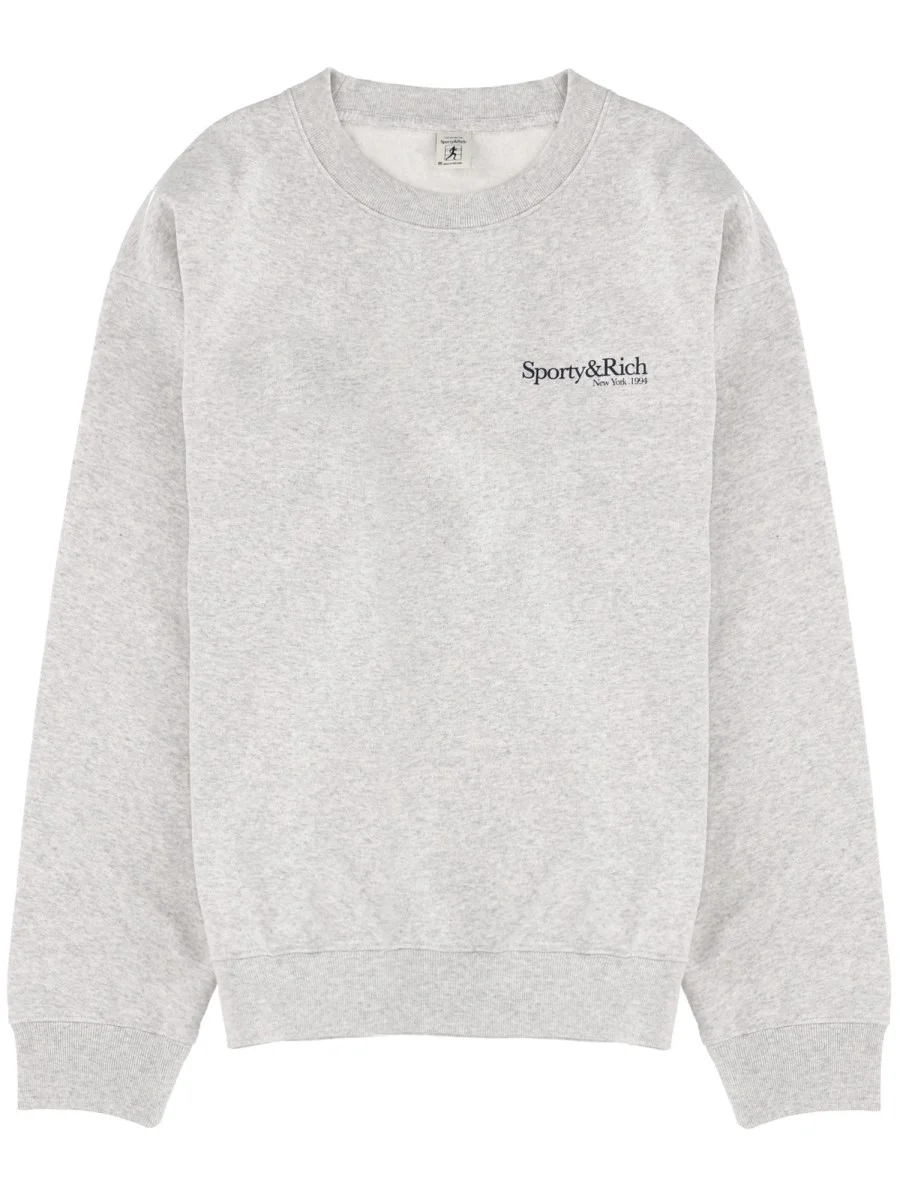 COTTON SWEATSHIRT WITH LOGO - 1