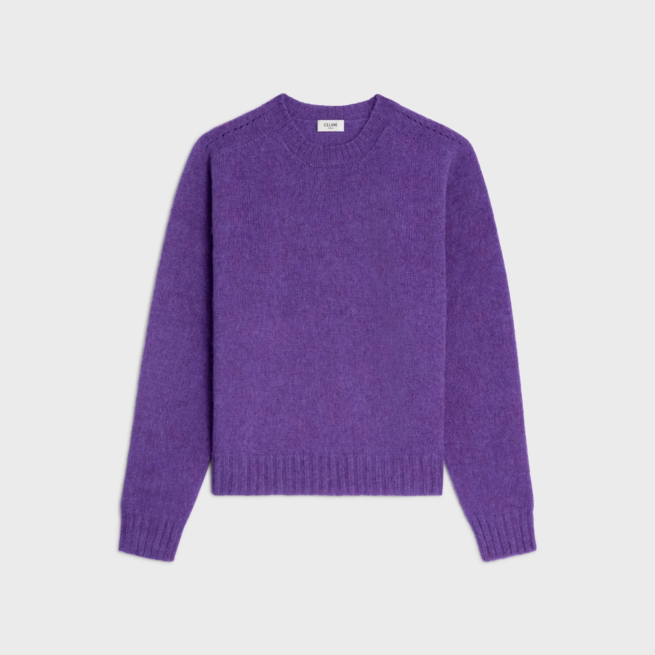 crewneck sweater IN SHETLAND WOOL - 1