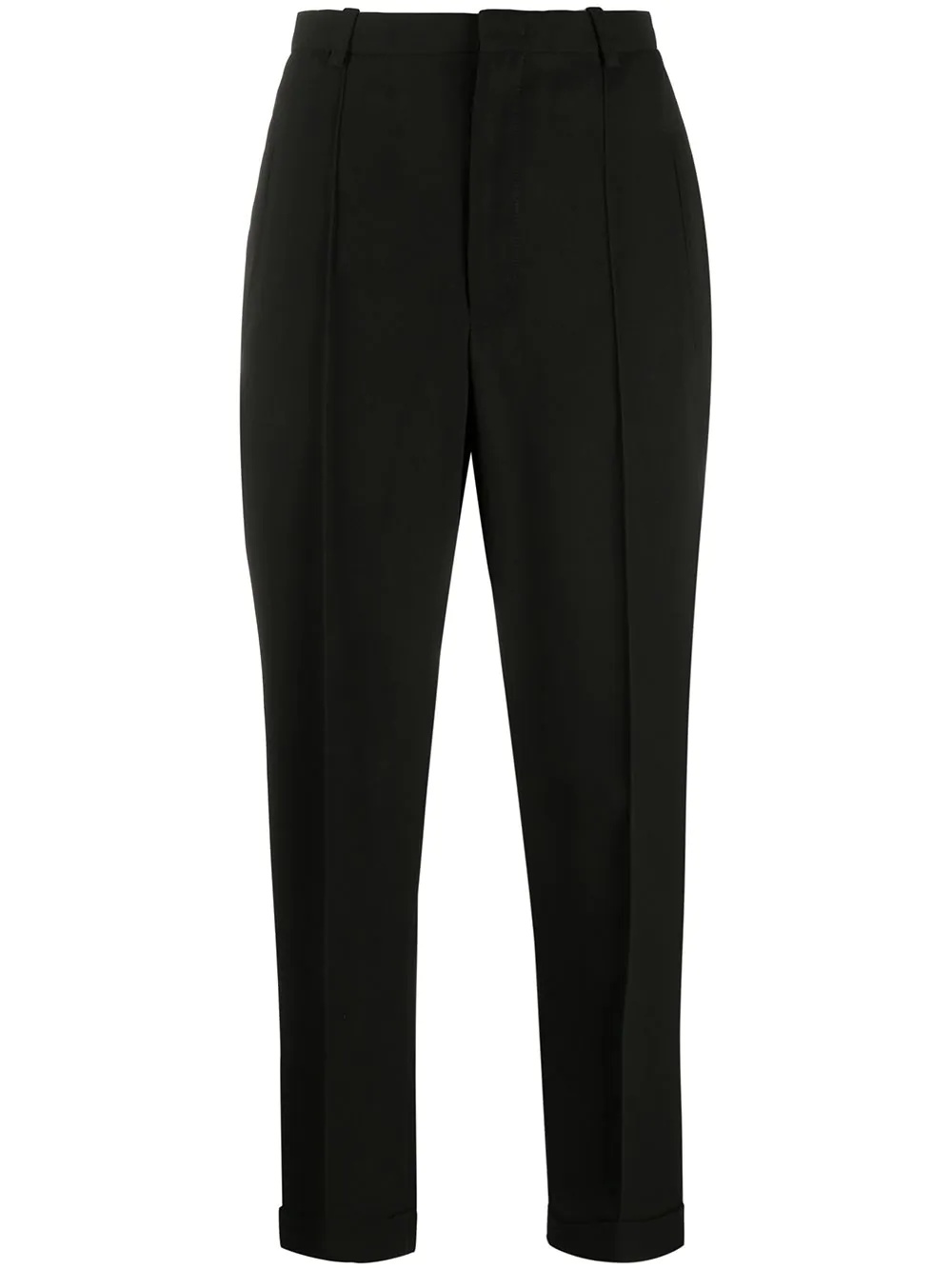 tailored cropped trousers - 1