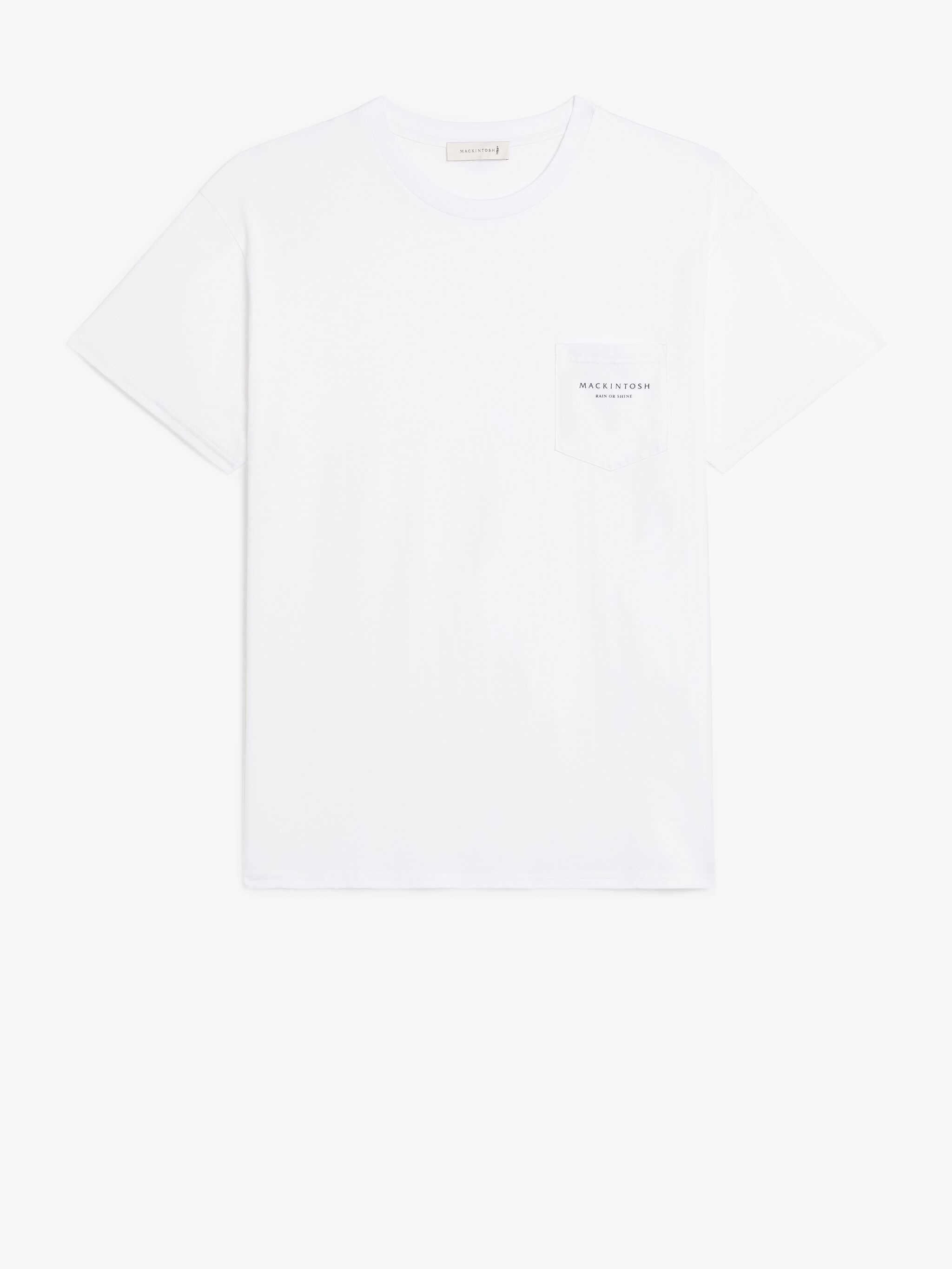 RAIN X SHINE WHITE POCKET T-SHIRT - 5