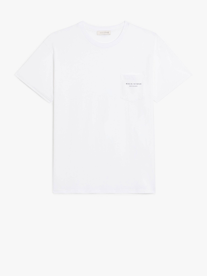 RAIN X SHINE WHITE POCKET T-SHIRT 5