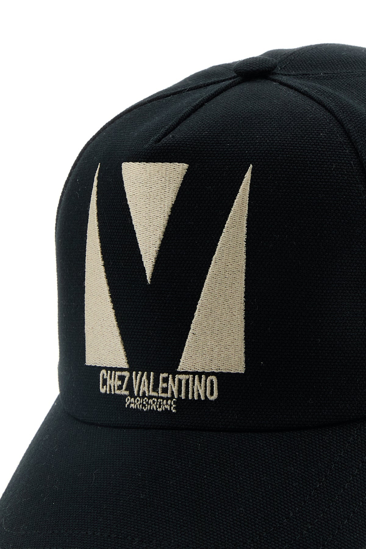 Black cotton baseball cap - 4