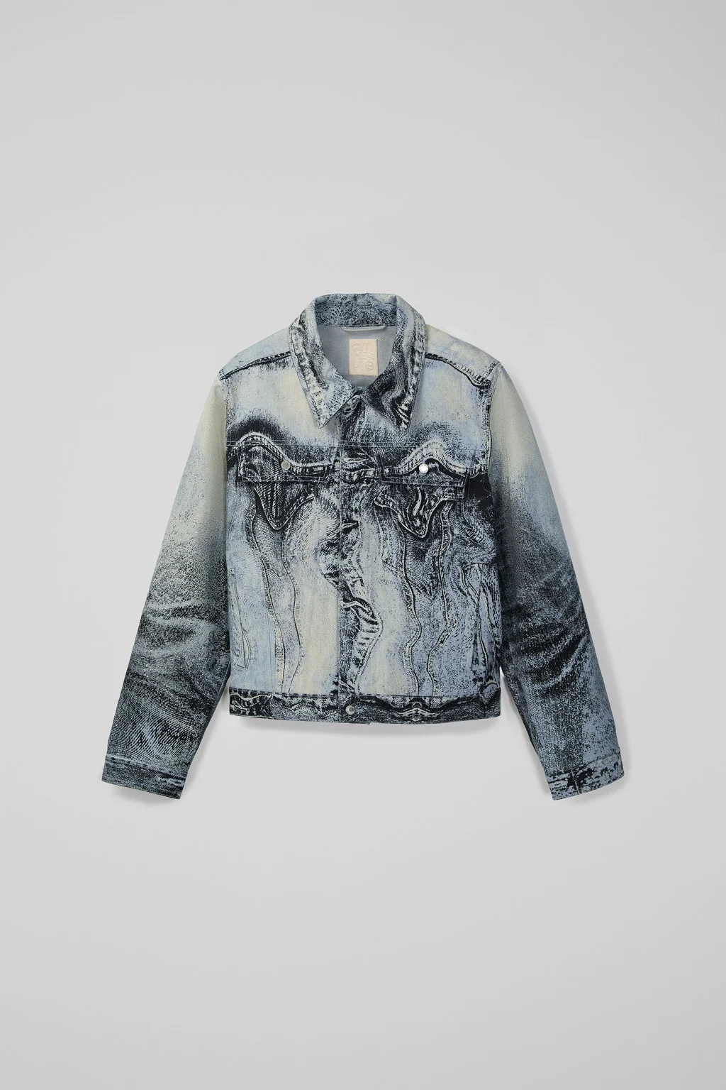Blue-Black Denim Jacket - 1