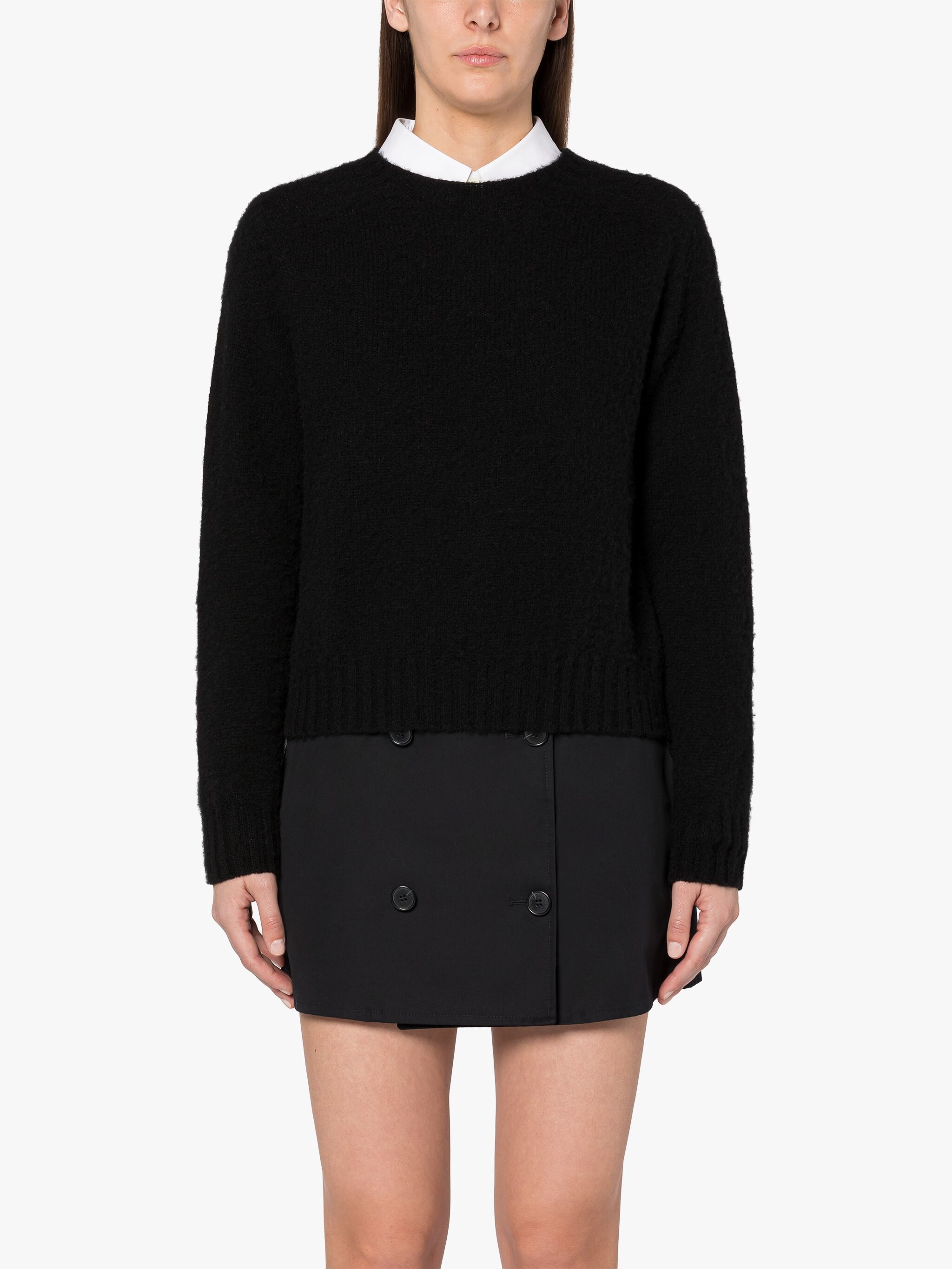 KENNEDI BLACK CREWNECK SWEATER - 3