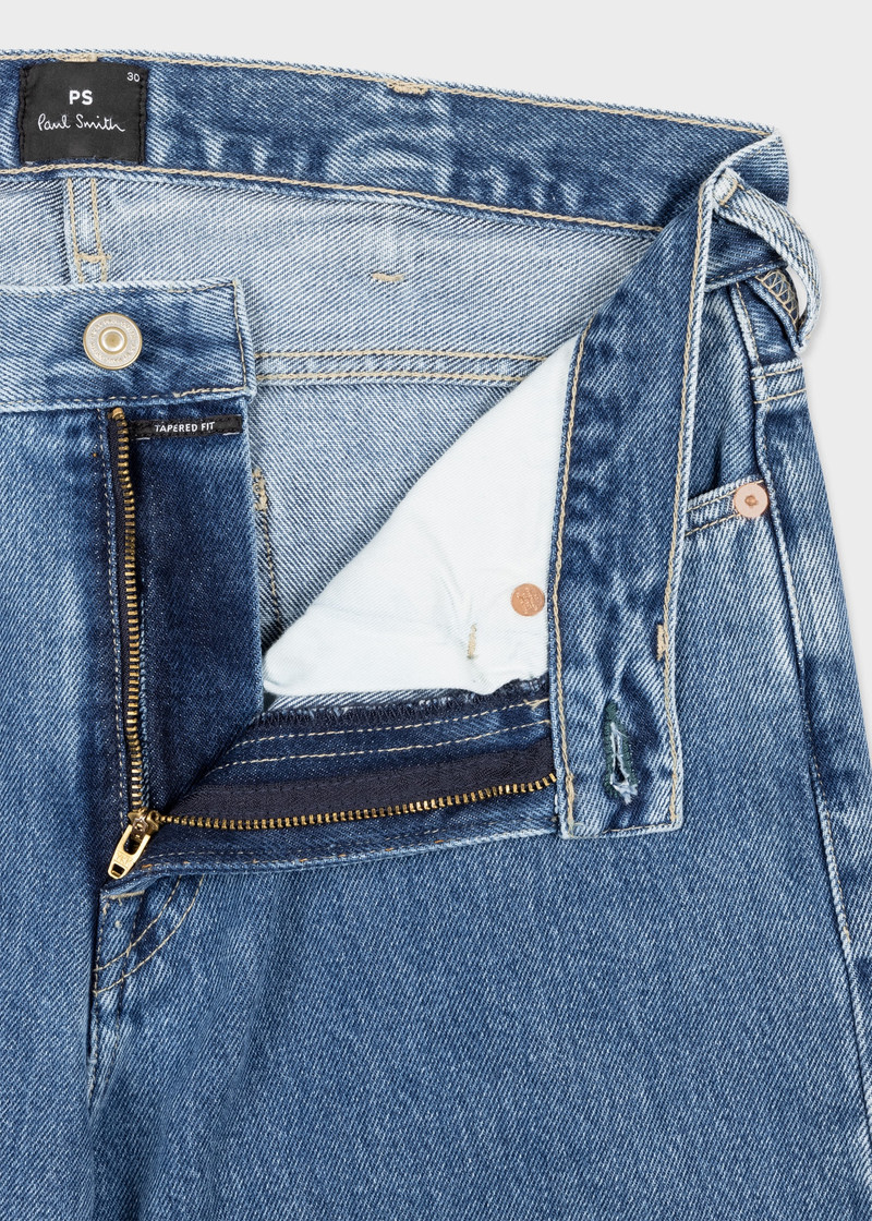 Tapered-Fit Cropped 'Authentic Twill' Jeans 3