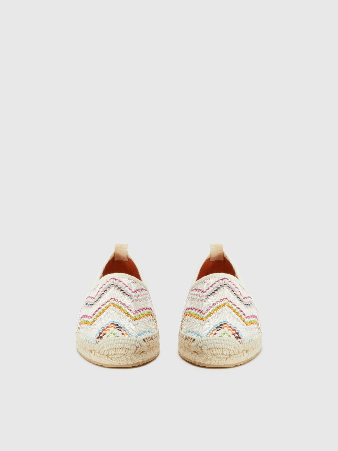 Zig-zag pattern espadrilles with jute sole - 3