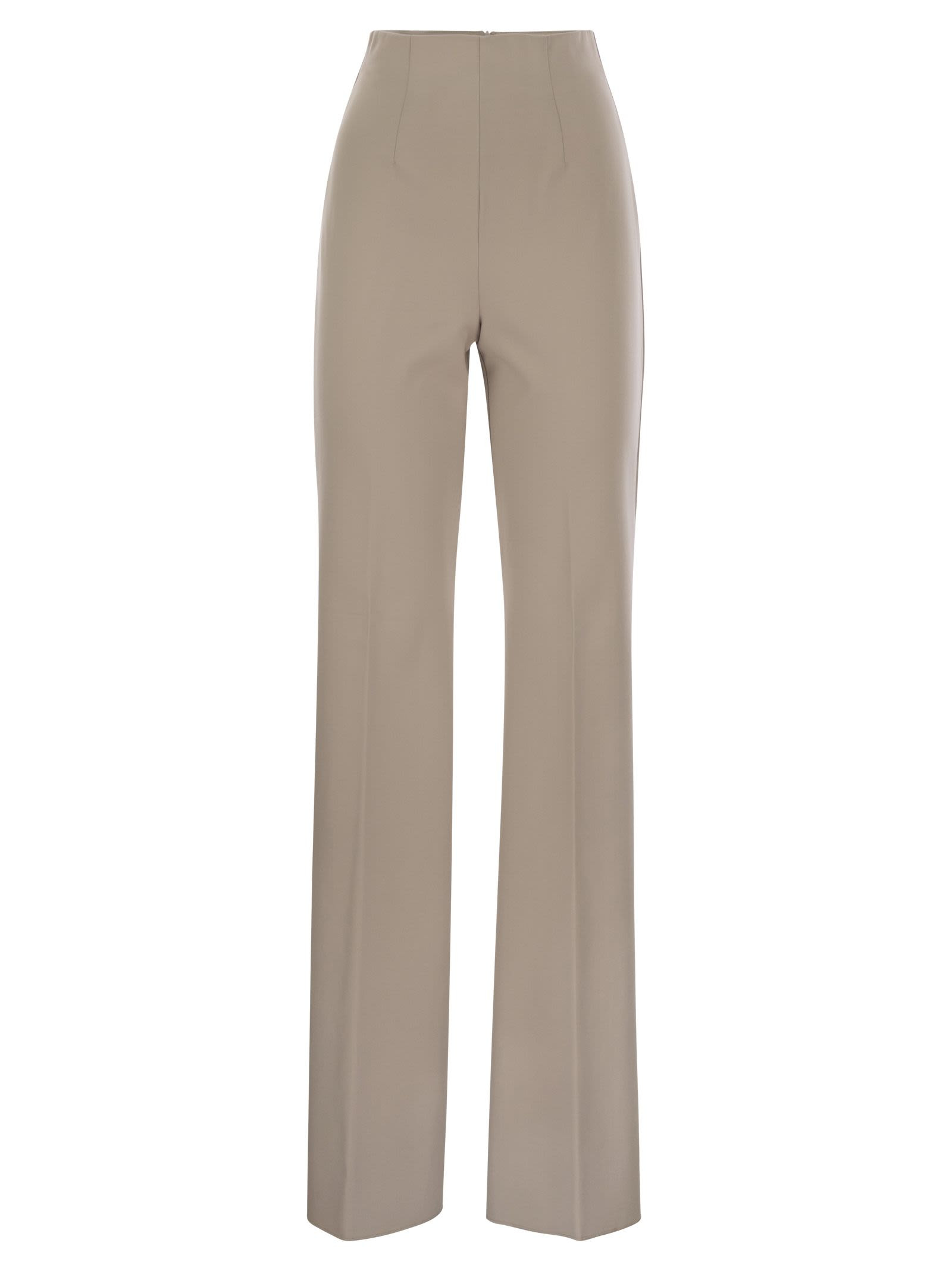Sportmax Women Olea - High-Waisted Trousers In Scuba Jersey - 1