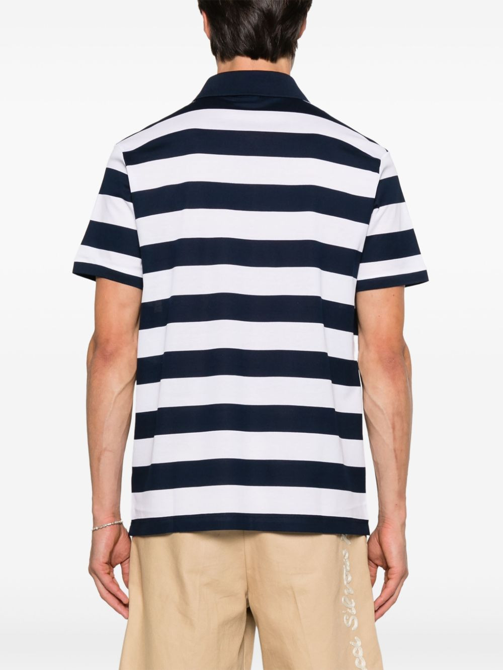 striped polo shirt - 3