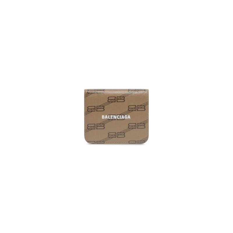 signature flap coin and card holder bb monogram coated canvas 1