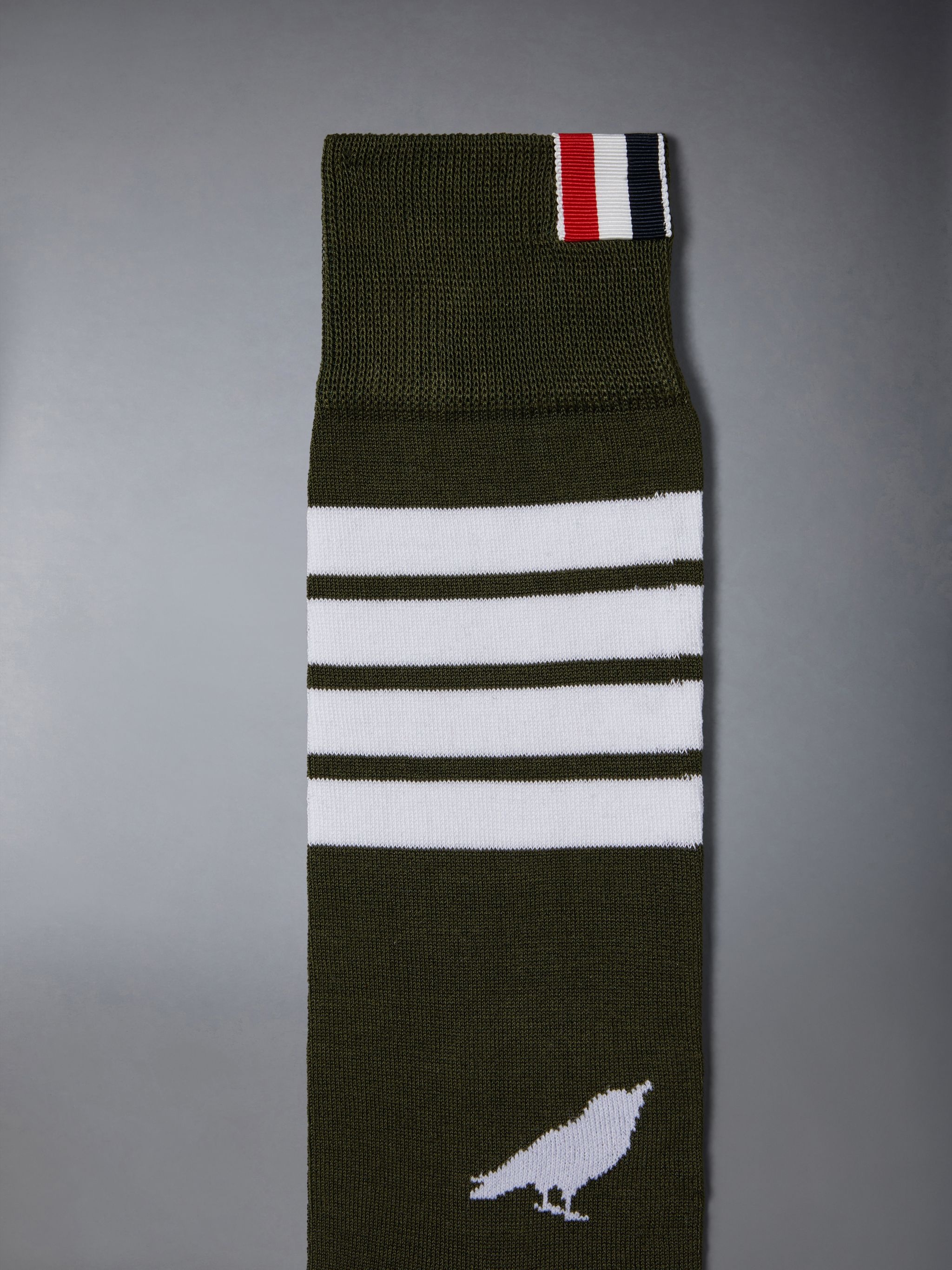Cotton Rose and Raven 4-Bar Mid Cuff Socks - 2